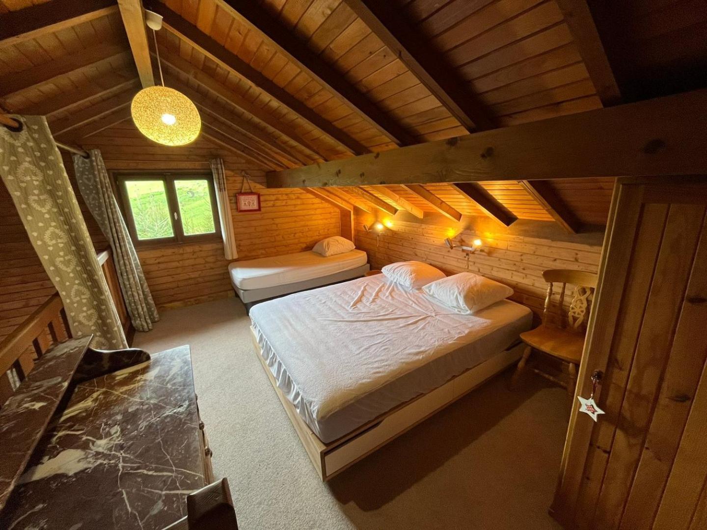 Chalet Bois Vue Panoramique : 2 Logements Et Sauna 뷔쌍 외부 사진